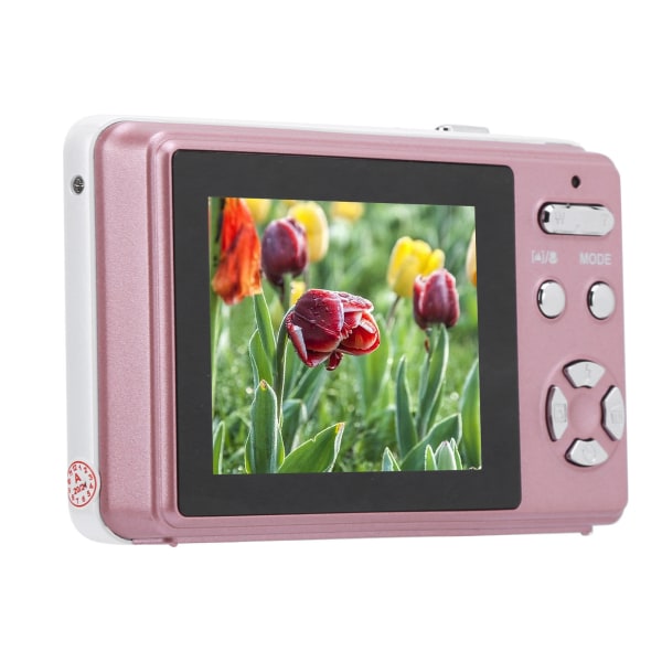 40 megapikselin digitaalikamera 2,4 tuuman IPS-näytön minivideokamera 16x HD digitaalisella zoomilla 32GB Pinkki /