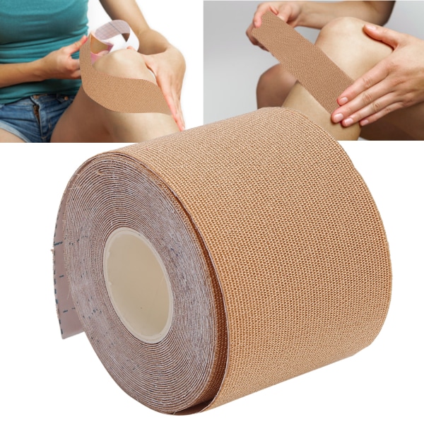 Muskeltape Bandage Sports Kinesiologi Tape Klæbende Elastisk Muskelpleje TapeKompleksion 5cm x 5m