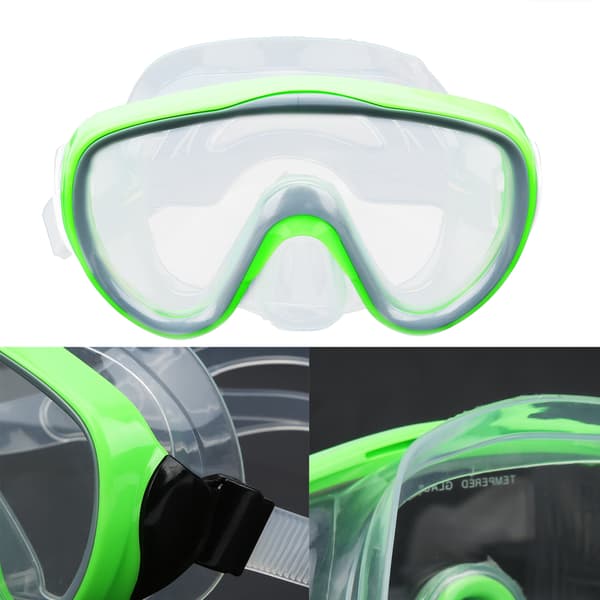 Dykglasögon Silikonhärdat glas Undervattensdykning Simning Snorkelutrustning