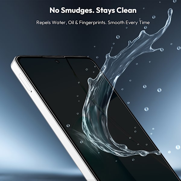 【BEMS】2-Pack OnePlus CE4 Lite 5G Privacy Screen Protector & 2-Pack Lens Protector - Tempered Glass | [Automatic Installation] - Bubble-Free