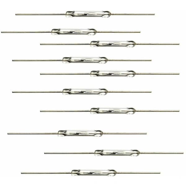 【BEMS】10 pcs. Contact Spring 14mm x 2mm Miniature Contact Reed Switch Length 44mm, TH