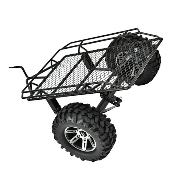 DIY Metal Trail Car Trailer Hopper D90 / SCX10 / TRX-4 1/10 mittakaavan RC-kiipeilyautolle