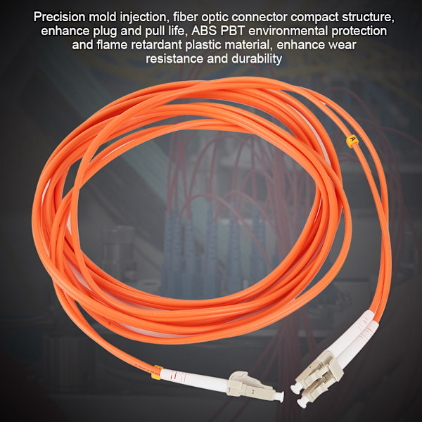 9,8 ft LC Fiberoptisk Patchkabel Jumperkabel Singlemode för Nätverk