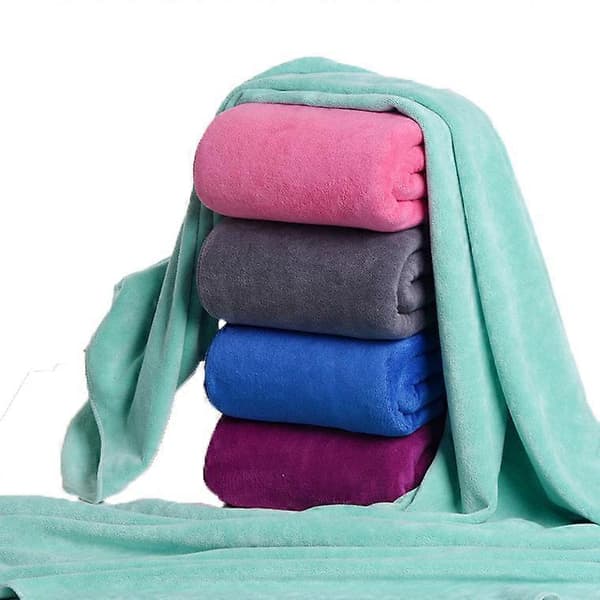 Sporthandduk i mikrofiber - 80x180 cm Vit