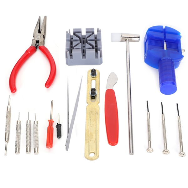 16pcs Watch Repair Tool Watchmaker Kit For Changing Watchband & Replacing Battery