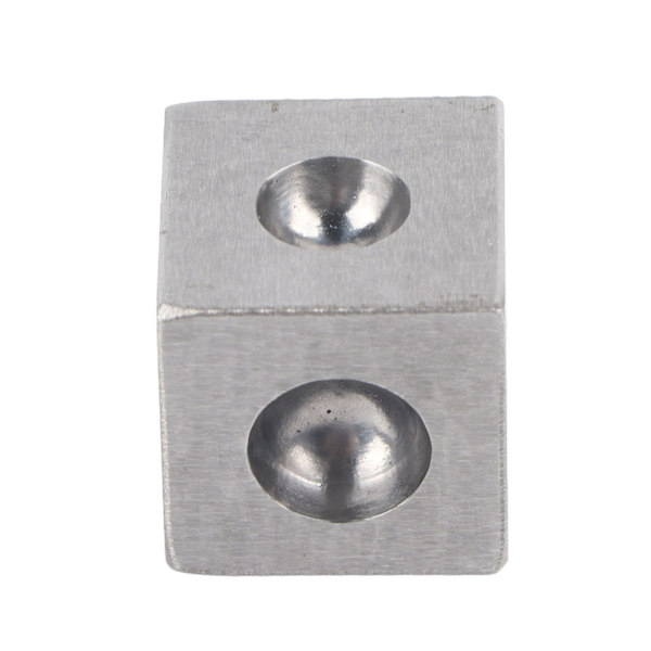 Kvadratisk Dapping Block Professionell Smyckesmetallformningsverktyg för Smyckestillverkning 25 X 25mm / 1 X 1 tum