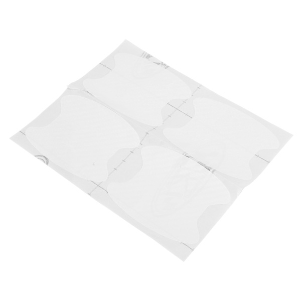 4 st Dörrhandtagskåpa Trim Kolfiber Skydd Anti-Repskydd Dekaler för Bil Lastbil Universal (Vit)