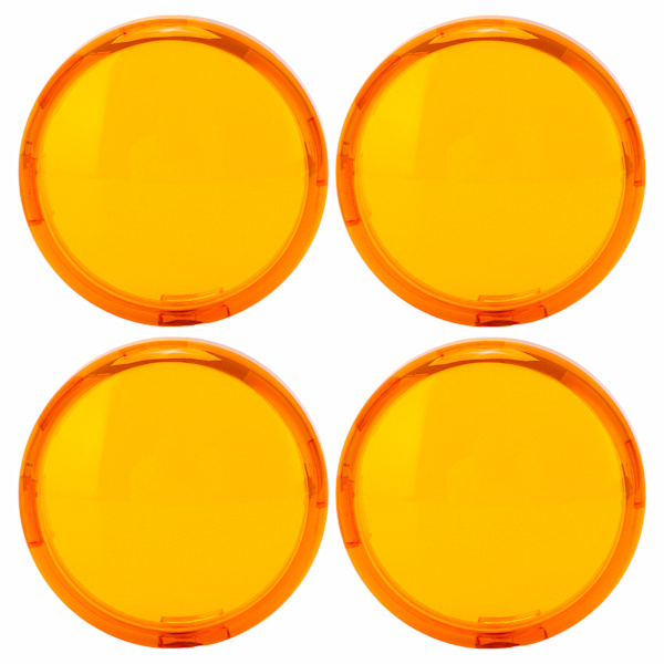 4 stk 6 cm/2,36 tommer Motorsykkel Blinklys Lys Linsebeskyttelse ABS Universal Motorsykkel Tilbehør Gul