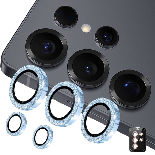 Hat Prince Screen Protector for Kompatibel med Samsung Galaxy S26 Ultra Camera Protector Tempered Glass Blue