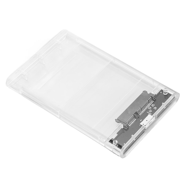 2,5 tum Hårddiskinneslutning 5 Gbps Överföring Repskyddande Extern HDD-Fodral Adapter för 2,5 tum SATA Hårddiskar SDD