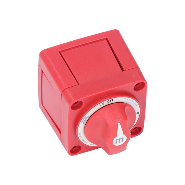 Batterikontakt Til Fra 300A 12V/24V Dual Circuit 4 terminaler Tændingsbeskyttet til yachter autocampere