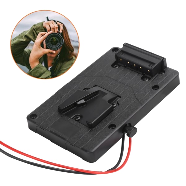 Mini V Mount VLock DTap batteriplateadapter for Sony V Mount batteri DSLR videokameraer/