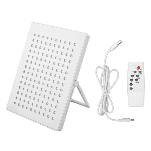 TIMH Tanning Lamps 140 Light Chips Face Body Portable Tanning Light Panel med fjernkontroll