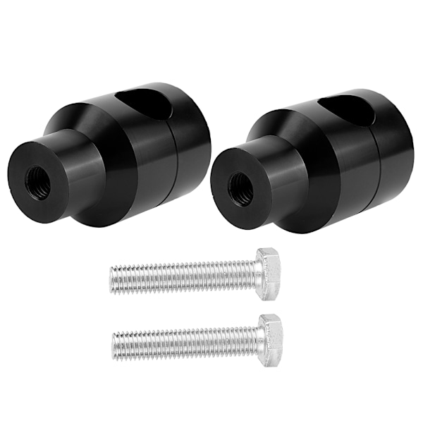 Styrforhøjer styrstang 22 mm aluminiumslegering til motorcykelmodifikation (sort)