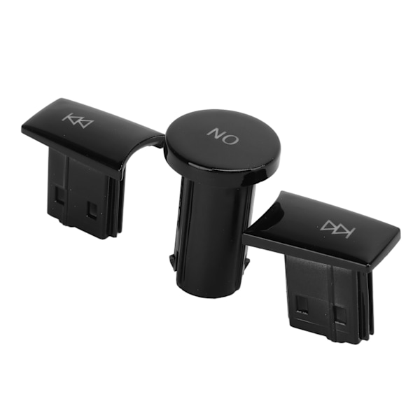 3 stk Multimedia Knapper Kontrollknapp Biltilbehør Erstatning for Benz ML GL Klasse 20122015 (Piano Black)