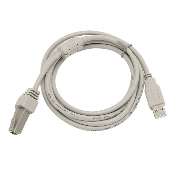 1,7 m skannerkabel for IBM Portable Small Plug and Play USB 2.0 grensesnitt strekkodeskanner forlengelseskabel erstatning ++