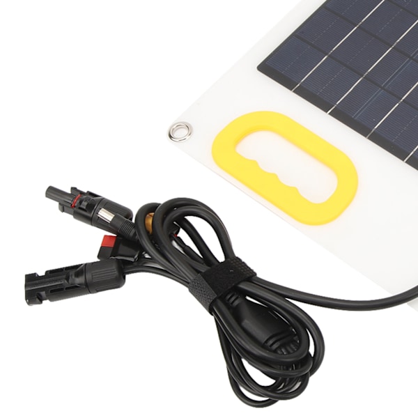 Solpanel Kit 100W Polysilicon Solcells Batteriladdare med 30A MPPT-styrenhet Dubbla USB-portar för Husbilar Camping