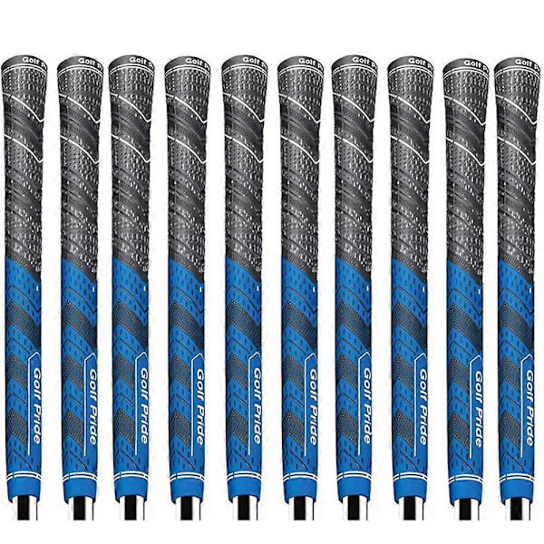 【BEMS】10 stk Golf Pride MCC PLUS 4 Golfgrep Standardstørrelse Blue