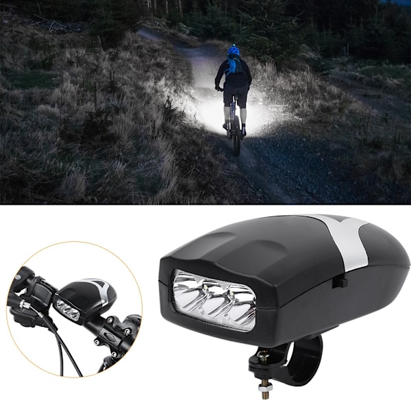 Portabel Vattentät LED-Cykellampa med Horn - Nödvändigt för Cykling Utomhus