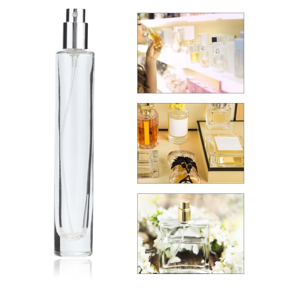 30 ml bärbar glas tom sprayflaska parfym kosmetika påfyllningsbehållare för resor ++/