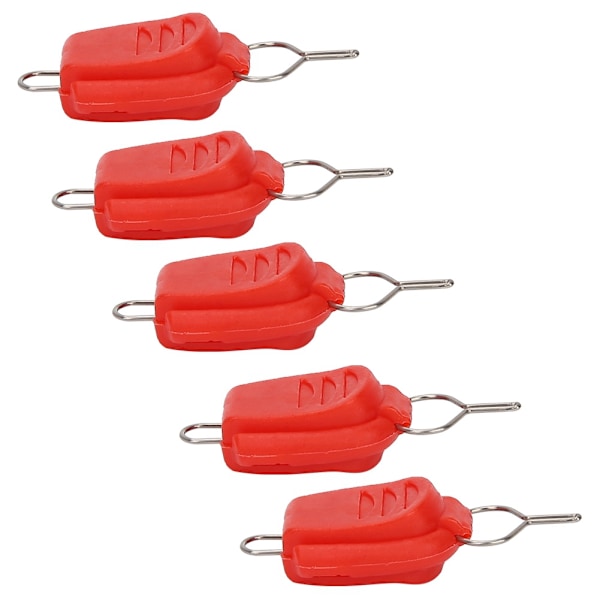 Baitcasting Snelle Fiske Line Holder Clip Spenne Stopper (Rød)