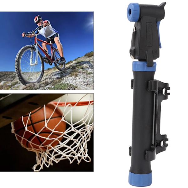 Bærbar Kompakt Cykelpumpe Holdbar Cykelpumpe Amerikansk / Fransk Dyse