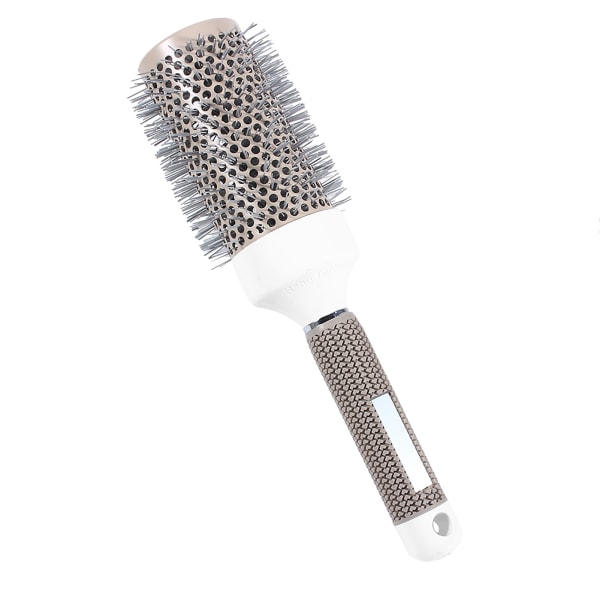 Style Healthy Salon Barber Brushes High Temperature Resistant Ceramic Iron Round Comb (53mm)