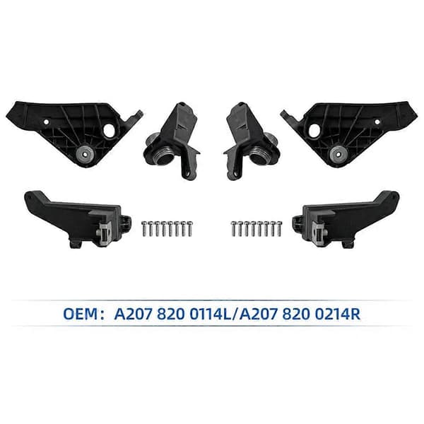 【BEMS】1 Pair Front Headlight Bracket Repair Kits Compatible with E-CLASS W207 C207 2009-2012 A2078200114 A2078200214