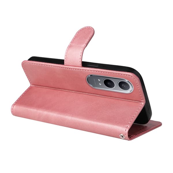 OnePlus Nord CE4 Lite 5G PU Læder Pung Etui Flere Farver Pink Pink Rosa