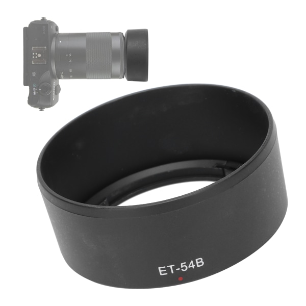 ET54B Slitesterk objektivdeksel vendbar for Canon EFM 55200mm F/4.56.3 IS STM-objektiv/