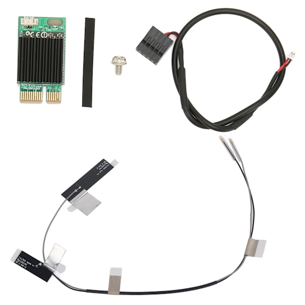 Langaton kortti 1200Mbps 2.4G 5G kaksoiskaistainen PCIE Gigabit-verkkokortti Työpöytä Sisäänrakennettu langaton verkkokortti