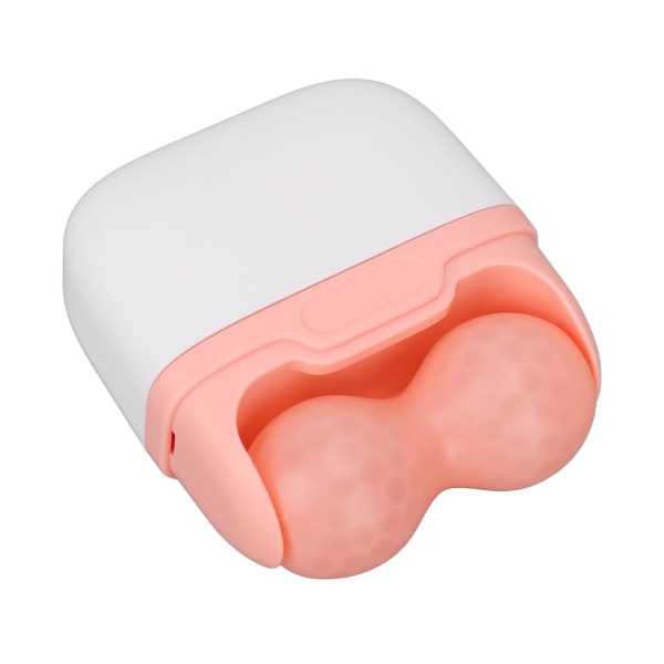Facial Ice Roller Træthedslindring Forebygge rynker Porereduktion Øjenmassage Dobbelthoved Pink Face Roller ++/
