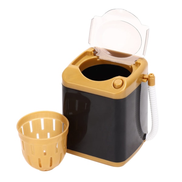 Elektrisk Mini Vaskemaskine Kosmetisk Værktøj Rensemaskine Børn Legetøj Gave (Guld)++/