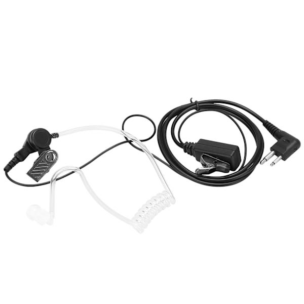 Walkie Talkie Øretelefon Lufttube Øretelefon Headset ABS til Motorola CLS1110 CLS1410 To-vejs Radio