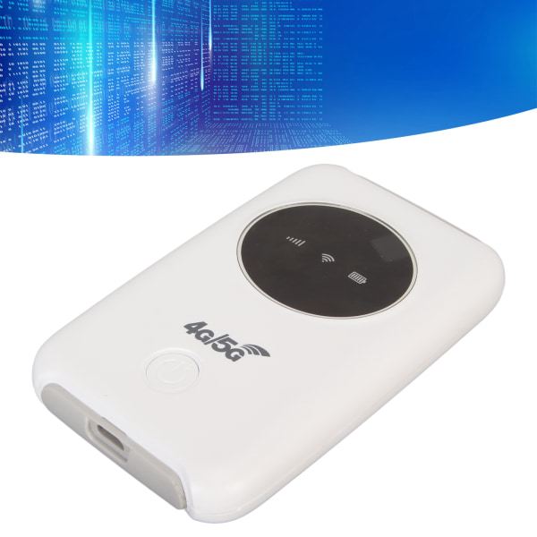 TIMH 4G LTE USB WiFi Modeemi 300Mbps lukitsematon 5G WiFi SIM-korttipaikka Sisäänrakennettu 3200MAh langaton kannettava WiFi-reititin