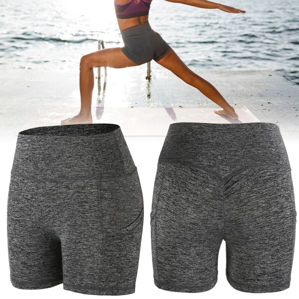 TIMH Åndbare Yogabukser Polyester Fiber Hurtigttørrende balder Løfter Fitness Sports Elastiske BukserL