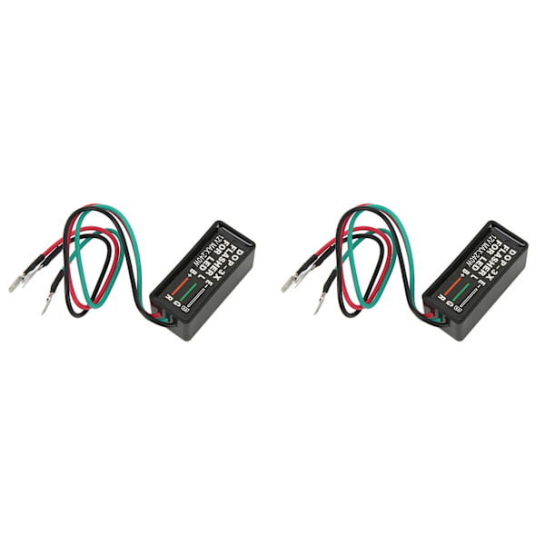 12V 240W DOP-3X blinklysrelæ Bærbar kompakt struktur Passer til LED-bilmotorcykel