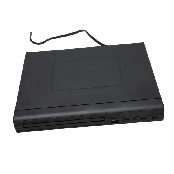 Mini HD DVD-spiller innebygd PAL NTSC USB 2.0-grensesnitt Fjernkontroll Hjemme-CD-spiller med RCA-kabel for TV 110‑240V EU-plugg 0.0