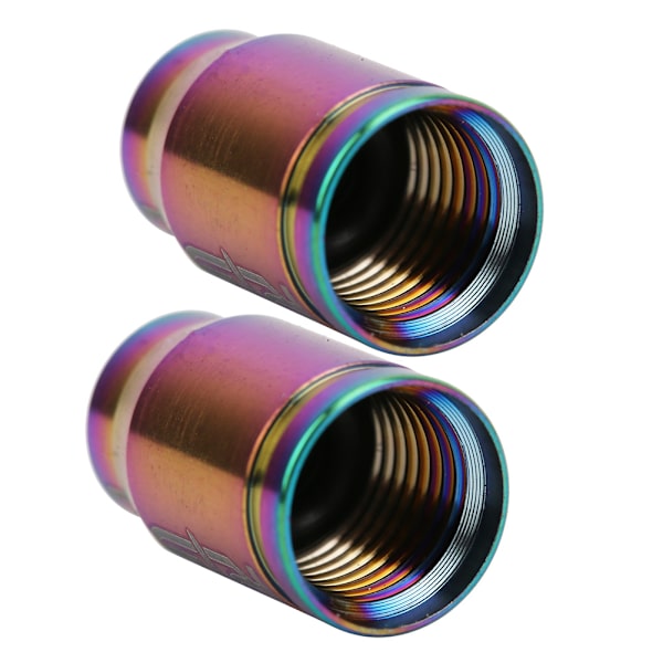 2 stk. Ventilkapsler i Titanium Legering til Cykel Dæk Støvkappe Vejcykler Tilbehør Amerikansk ventil farverig