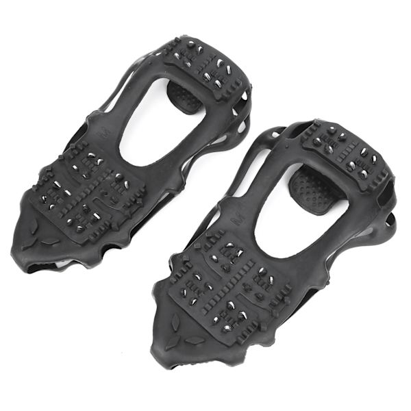 24 Tands Iskløfter Anti-Slip Spidsede Greb Klamper Vandreture Is Sne Støvler