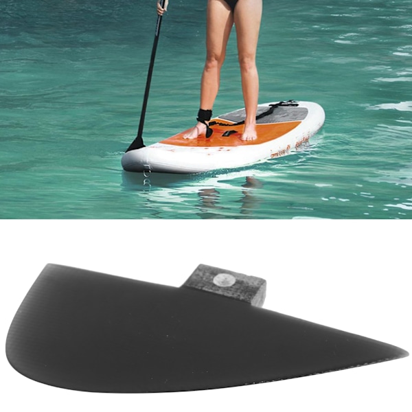 1 stk Holdbar Skeg Sporing Hale Fin Integrerede Finner til Kajakker Kanoter Ro både Sort