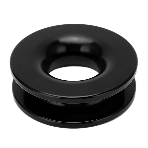 Winch Snatch Recovery Ring 41000lbs Brudstyrke til 7/16in 1/2in Blød Shackle med 3/16in 1/4in 3/8in Tovværk Sort