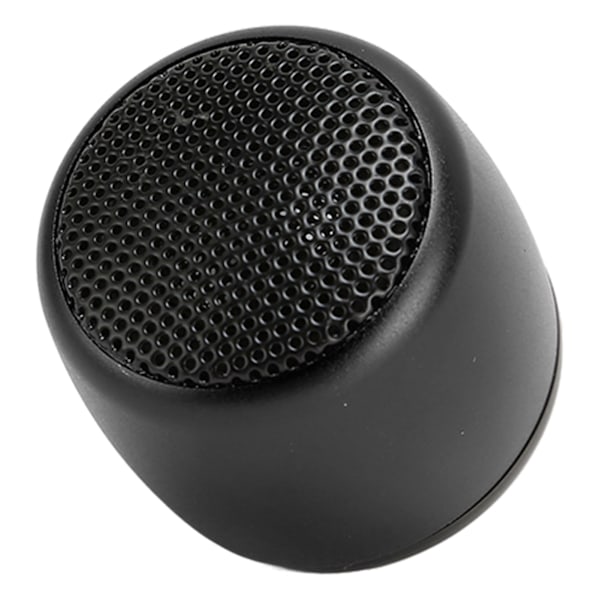 Mini Bluetooth Høyttaler Kraftig Subwoofer USB Oppladbar Metall Bærbar Trådløs Høyttaler for Telefon Nettbrett PC Svart