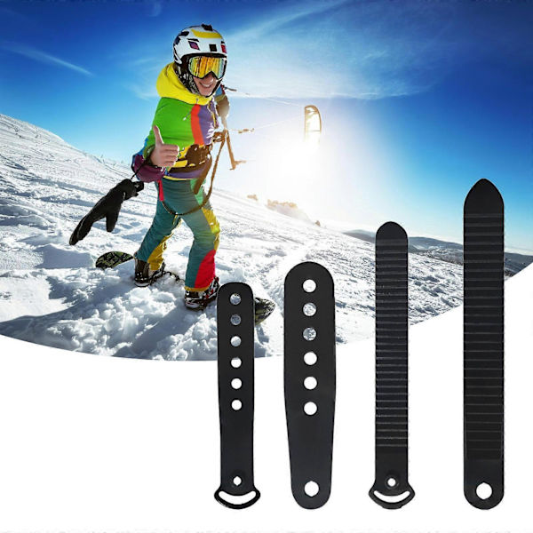 【BEMS】Snowboard Ankelstropper Svært Elastiske Snowboard Bindingstropper Lette Snowboardstropper S Hole strip B