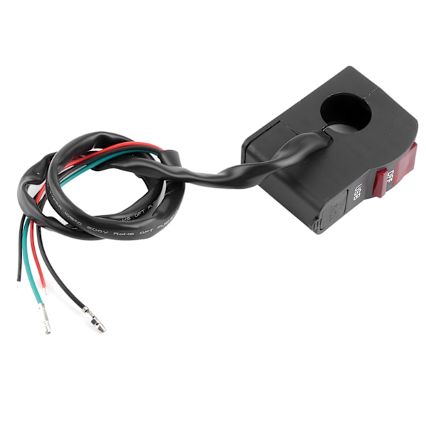5V 2A motorcykel forlygte sluk-knap med USB-oplader til 0,9 tommer styr vandtæt