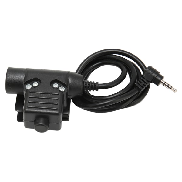 TIMH U94 PTT-kabelpluggadapter Plug and Play-hodesett Push to Talk-adapterkabel for YAESU FT 60r VX 3r VX2R VX5r VX2r