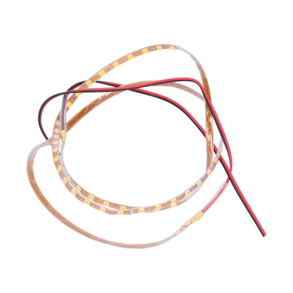 90cm LED-remsa med 90 lampchips Dekorativ stämningsbelysning 12V Universal för bil motorcykel Orange ljus