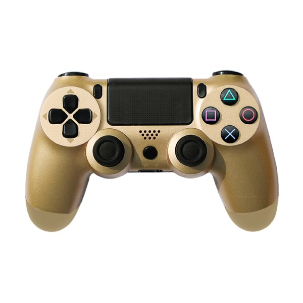 PS4-ohjain Langaton Bluetooth värähtelykonsoli Boxed Game Controller-Gold//