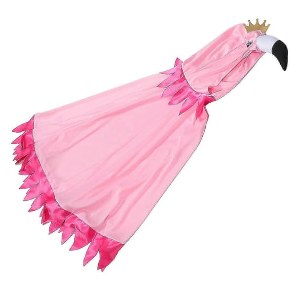 Flamingo kappe med hætte til cosplay sjovt kostume til børn og voksne