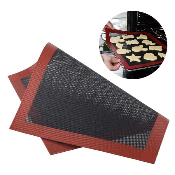 Silikone blonde bageplade, non-stick glasfiber ovnforing, høj temperatur, 1-pak